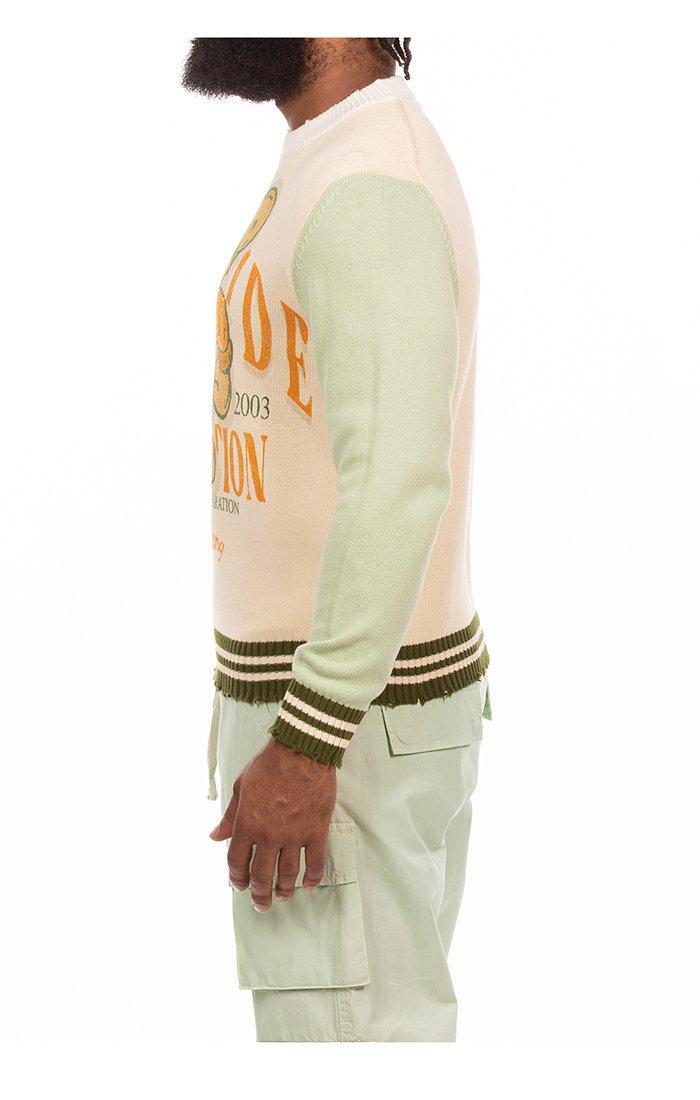 Hustle Gang Men's Citybody Sweater - CREAM Thumbnail View 4