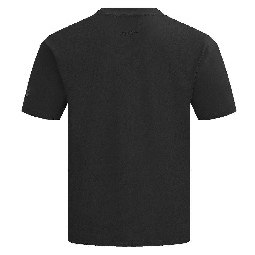 Pro Standard Men's MLB Texas Rangers Neutral Drop Shoulder Tee - Black - BLACK