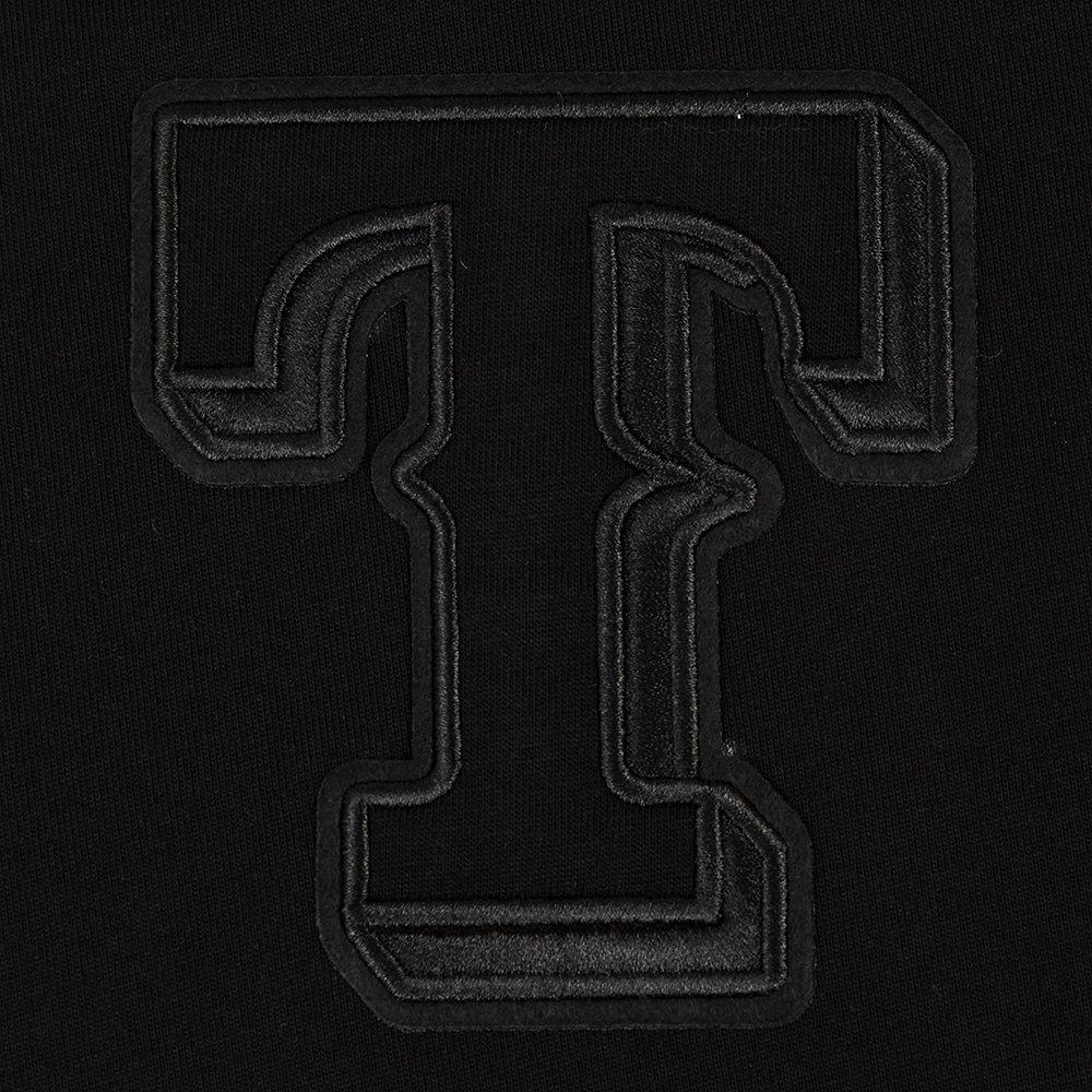Pro Standard Men's MLB Texas Rangers Neutral Drop Shoulder Tee - Black - BLACK