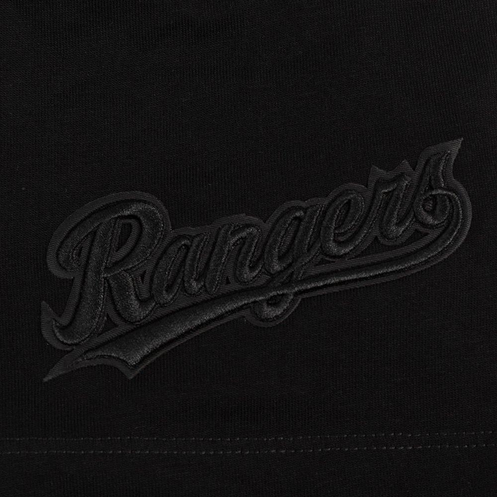 Pro Standard Men's MLB Texas Rangers Neutral Drop Shoulder Tee - Black - BLACK