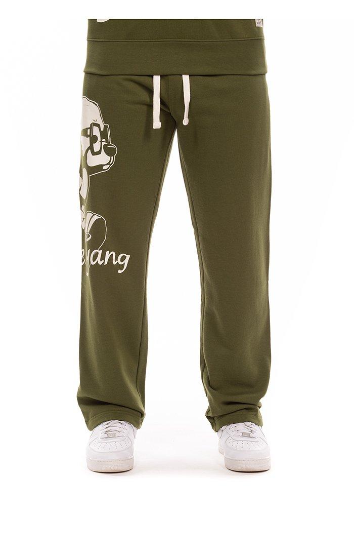 Hustle Gang Men's Step Forward Pants - DK GREEN Thumbnail View 1