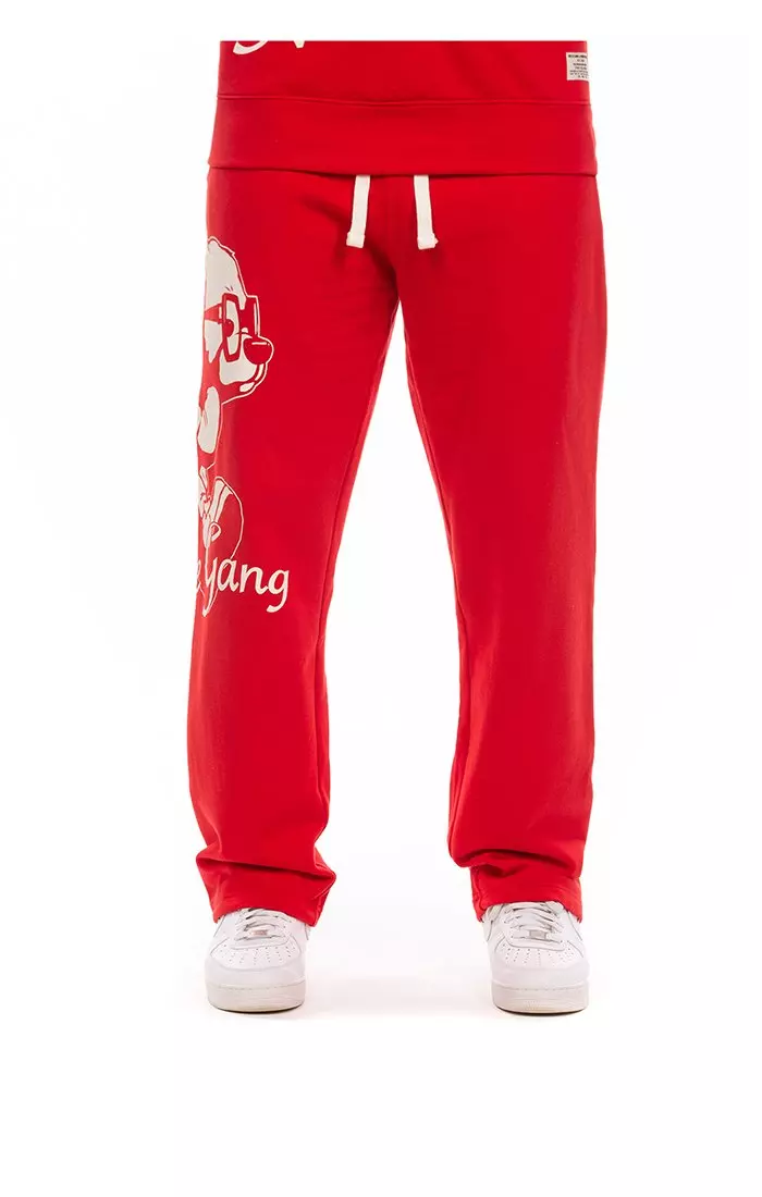 Hustle Gang Men's Step Forward Pants - RED