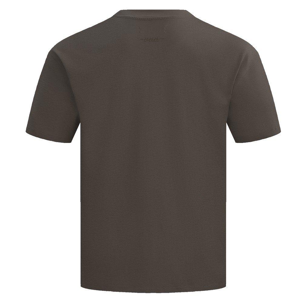 Pro Standard Men's MLB Texas Rangers Neutral Drop Shoulder Tee - Dk Taupe - DK TAUPE