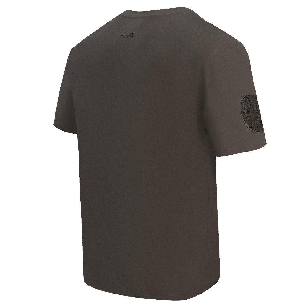 Pro Standard Men's MLB Texas Rangers Neutral Drop Shoulder Tee - Dk Taupe - DK TAUPE