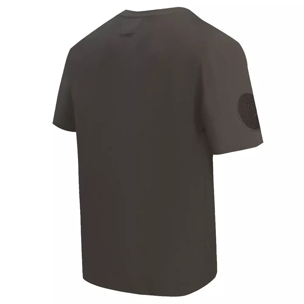 Pro Standard Men's MLB Texas Rangers Neutral Drop Shoulder Tee - Dk Taupe - DK TAUPE
