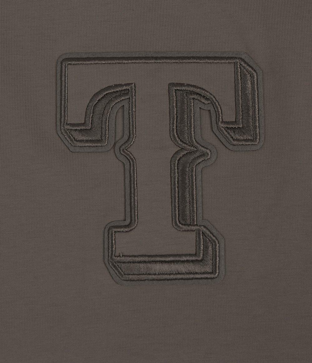Pro Standard Men's MLB Texas Rangers Neutral Drop Shoulder Tee - Dk Taupe - DK TAUPE