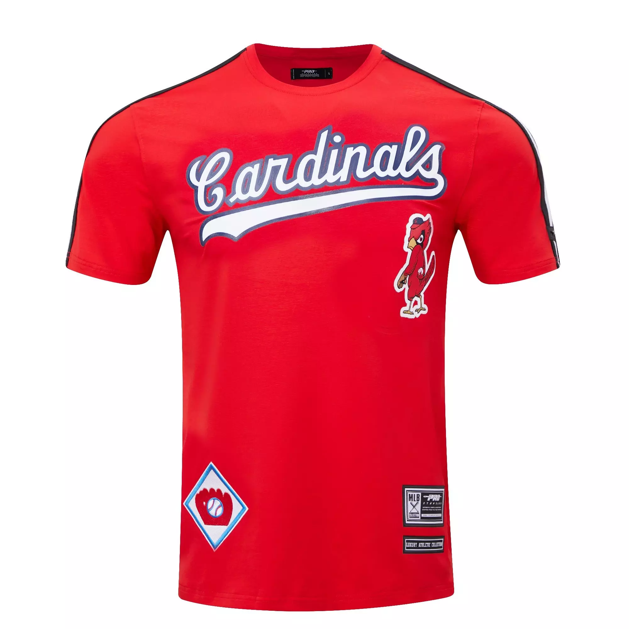 Pro Standard Men's MLB St. Louis Cardinals Logo Pro Team Taping Top - Red - RED