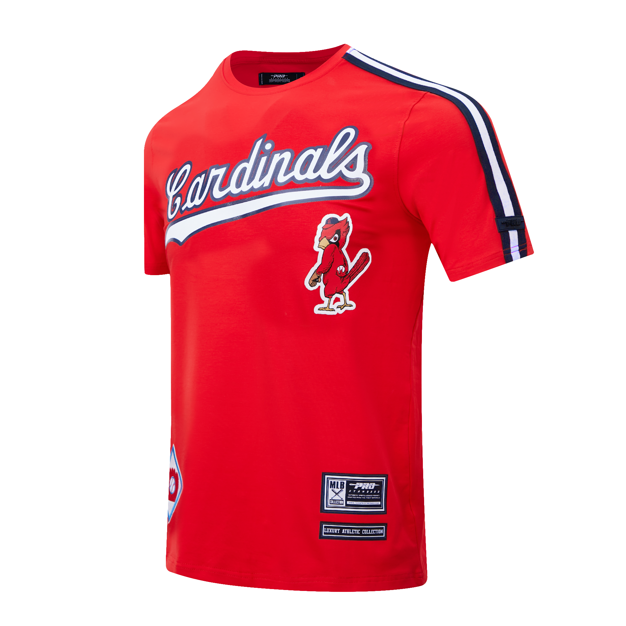Pro Standard Men's MLB St. Louis Cardinals Logo Pro Team Taping Top - Red - RED