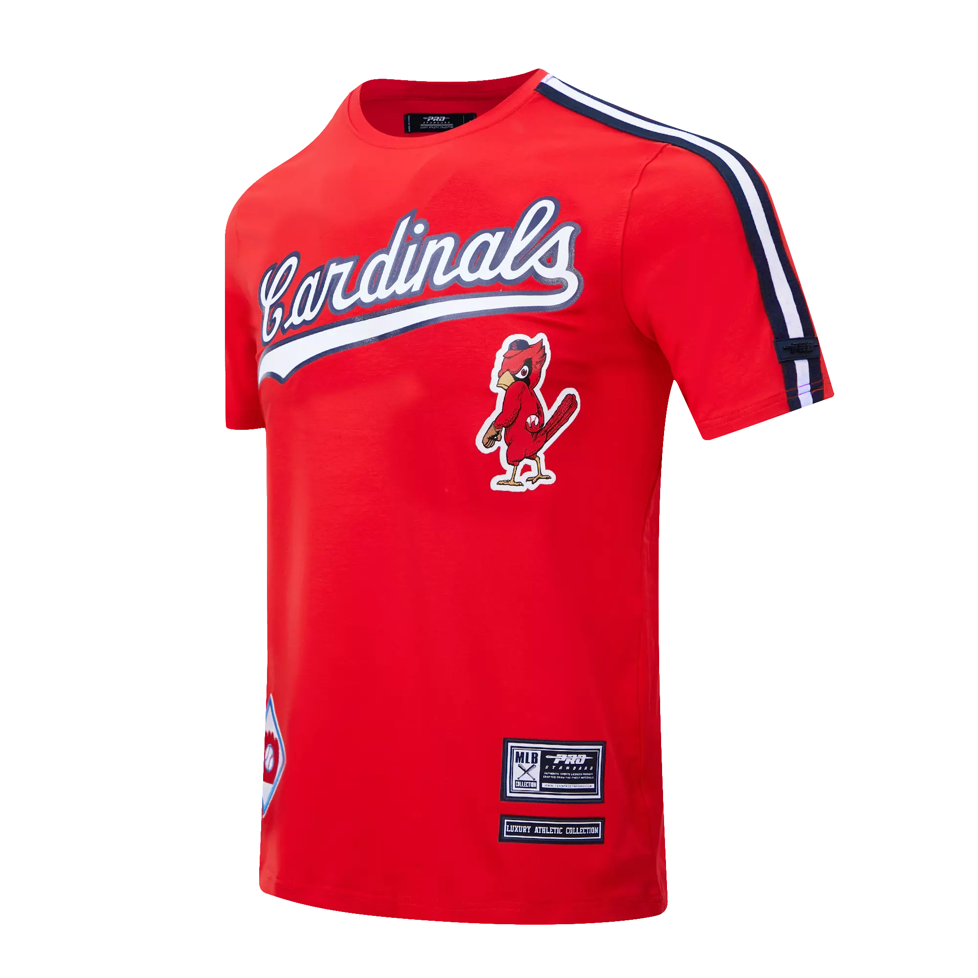 Pro Standard Men's MLB St. Louis Cardinals Logo Pro Team Taping Top - Red - RED