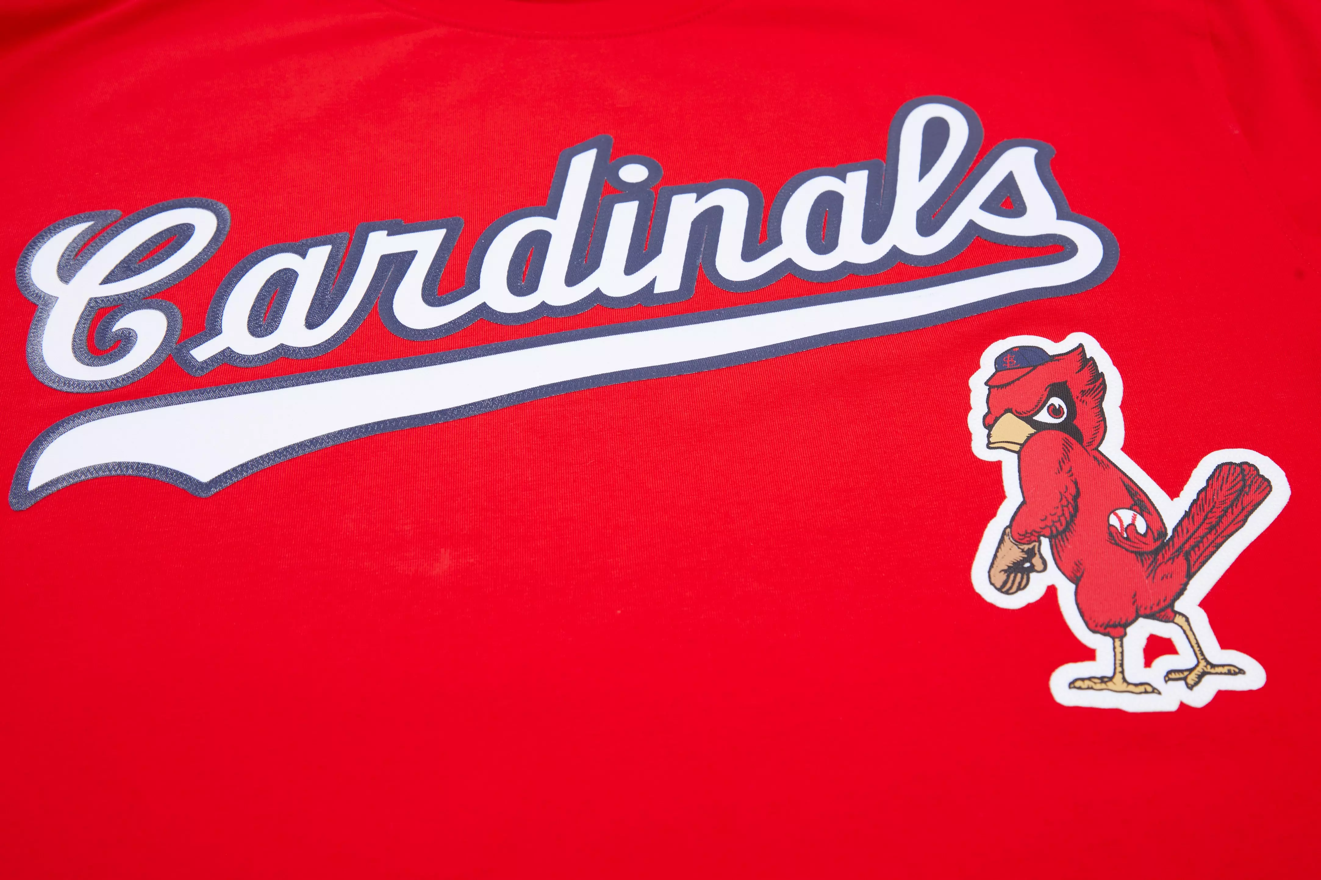 Pro Standard Men's MLB St. Louis Cardinals Logo Pro Team Taping Top - Red - RED