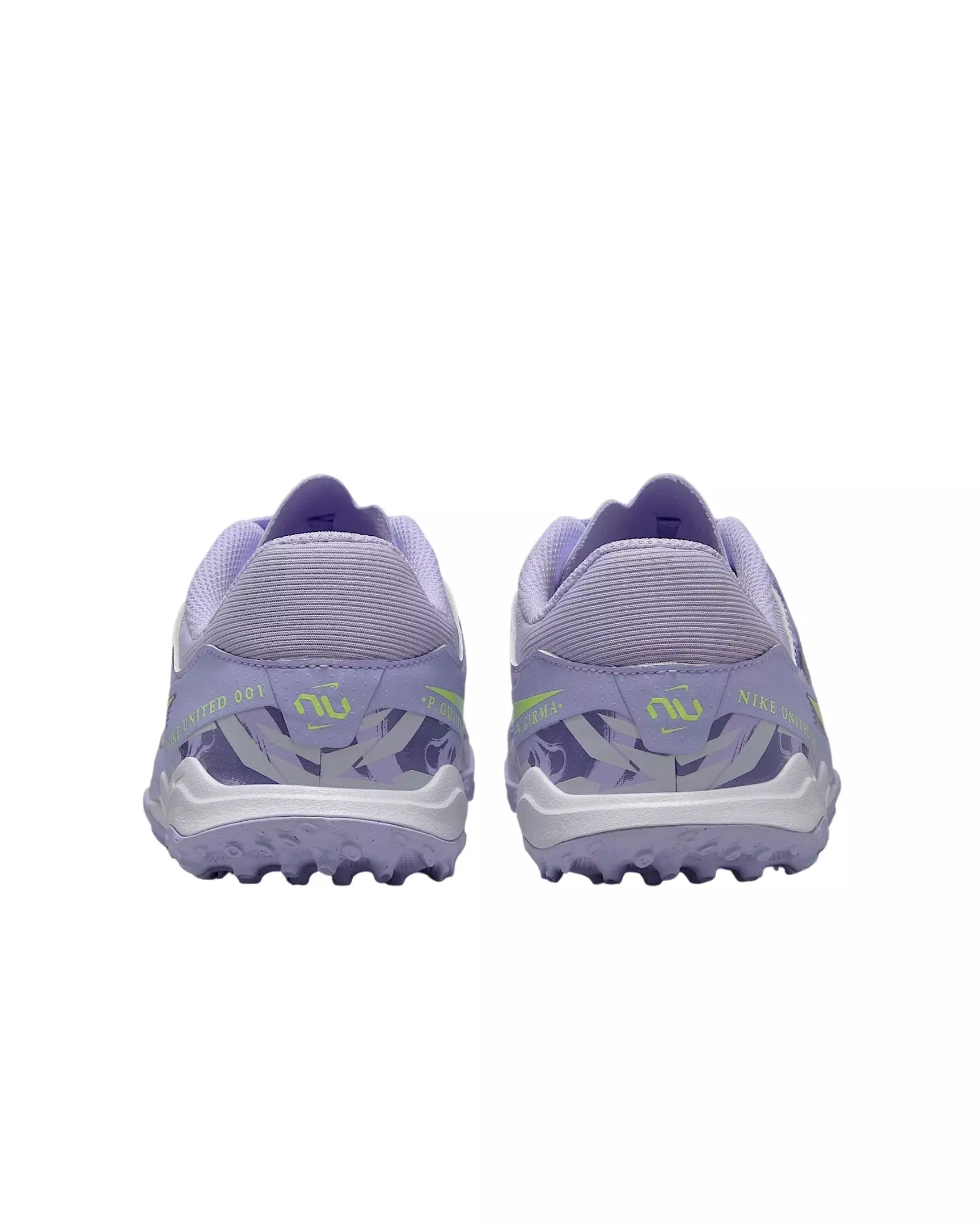 Nike Jr. Tiempo Legend 10 Academy Turf "Purple Agate/Barely Volt" Grade School Kids' Soccer Shoe - PURPLE/VOLT