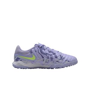 Nike Jr. Tiempo Legend 10 Academy Turf "Purple Agate/Barely Volt" Grade School Kids' Soccer Shoe