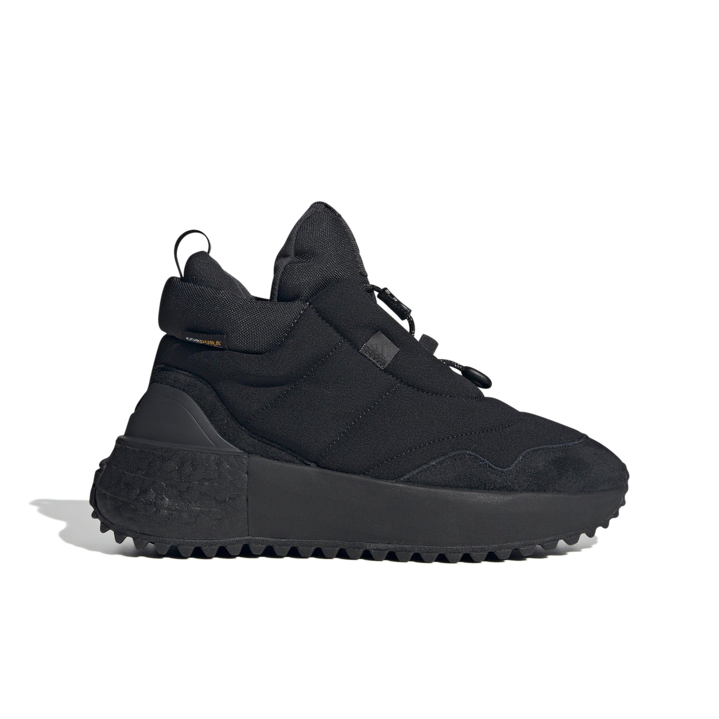 adidas X_PLRBOOST Puffer "Core Black/Carbon/Core Black" Women's Running Shoe - BLACK/CARBON/BLACK Thumbnail View 1