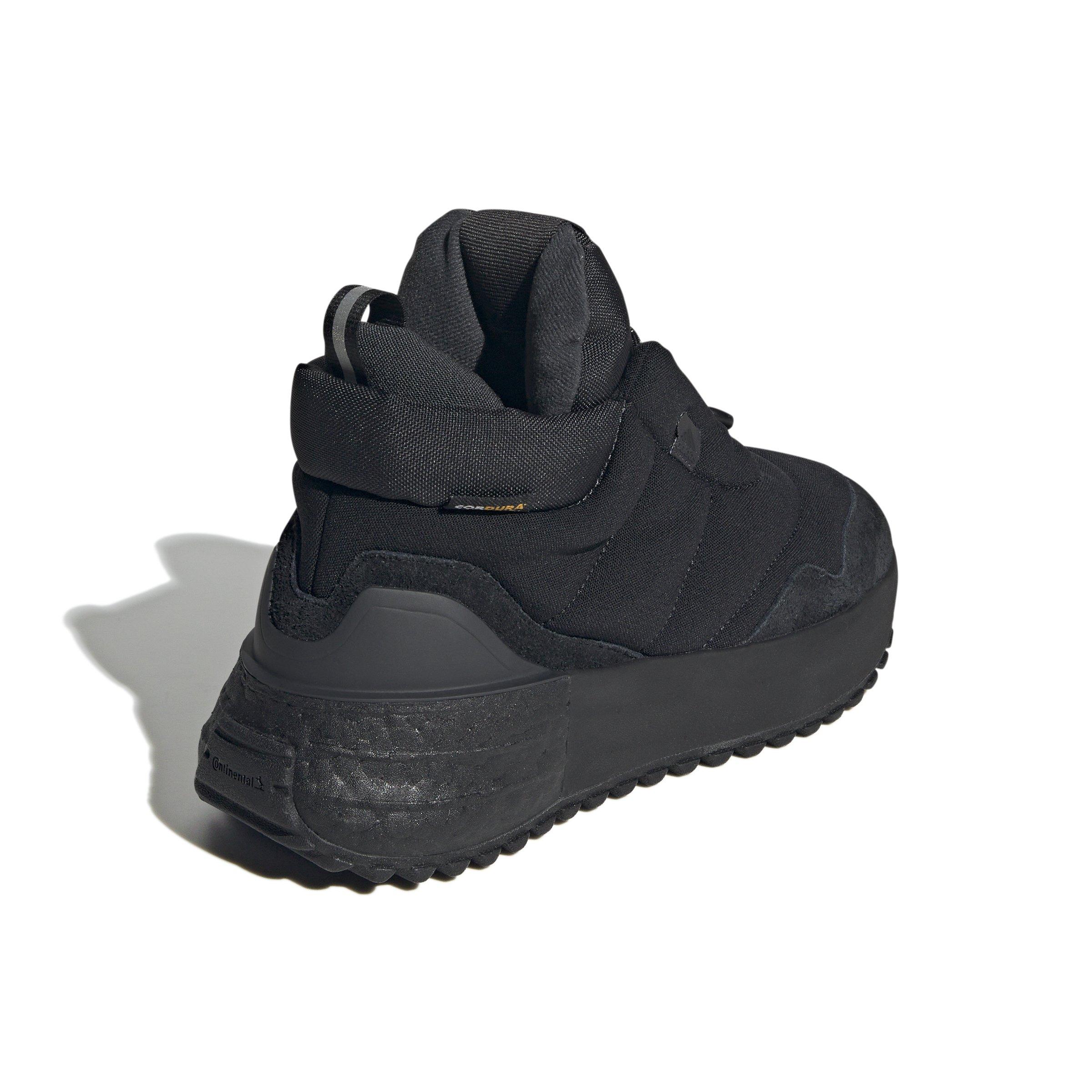 adidas X_PLRBOOST Puffer "Core Black/Carbon/Core Black" Women's Running Shoe - BLACK/CARBON/BLACK Thumbnail View 4