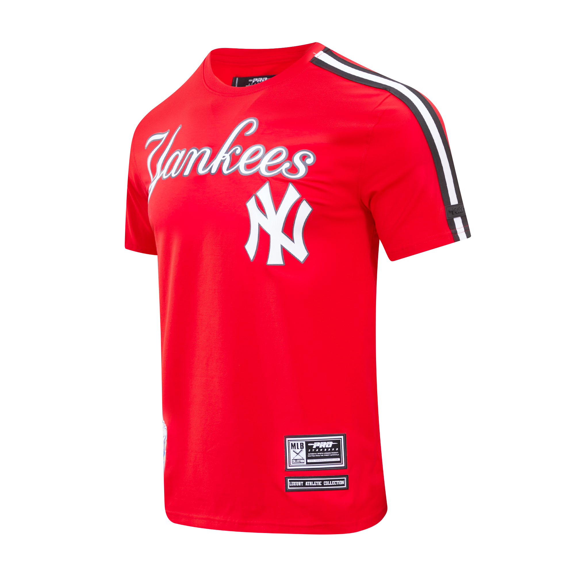Pro Standard Men's MLB New York Yankees Logo Pro Team Taping Top - Red - RED