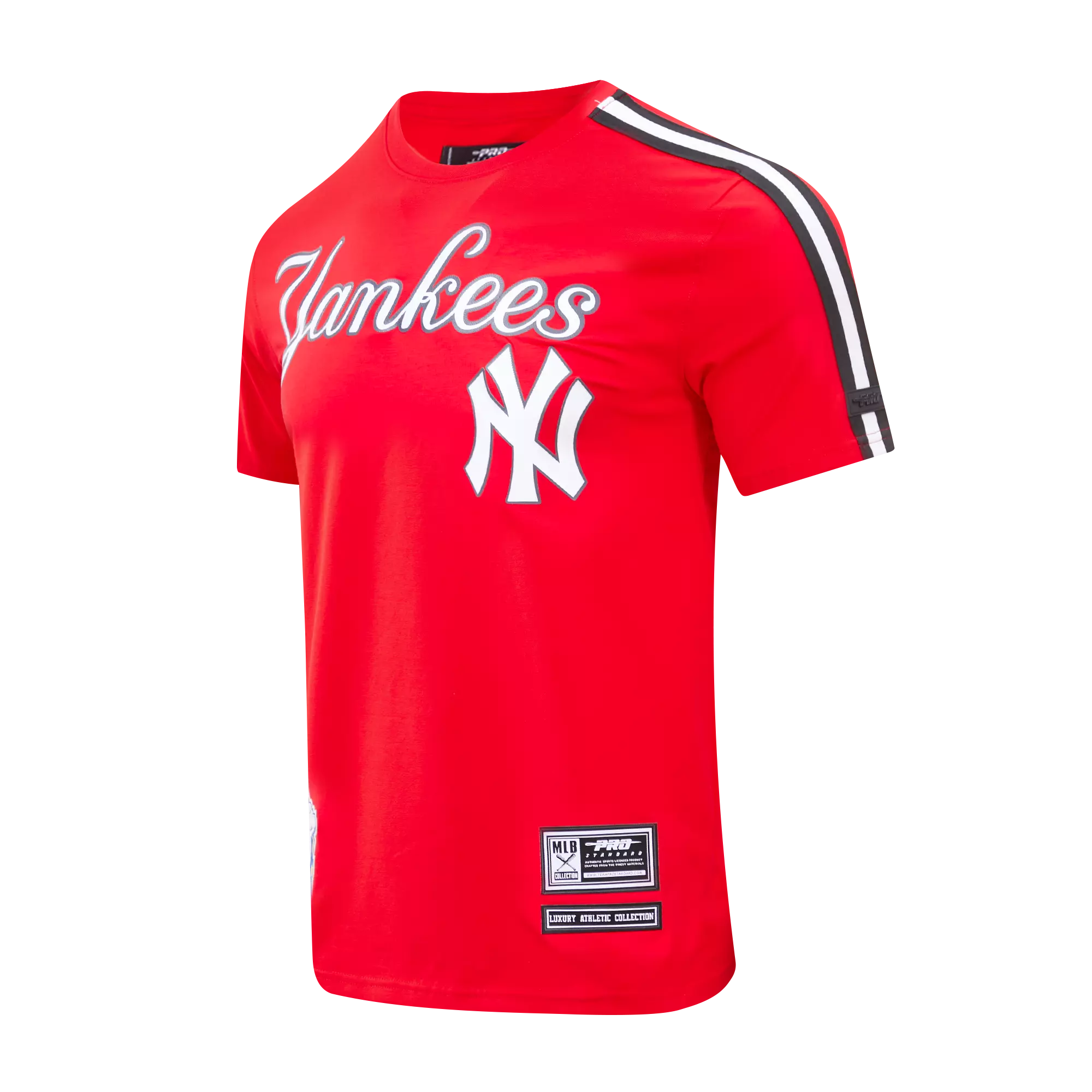 Pro Standard Men's MLB New York Yankees Logo Pro Team Taping Top - Red - RED