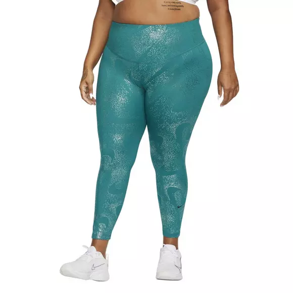 Nike One Women's High-Waisted Printed Leggings (Plus Size).