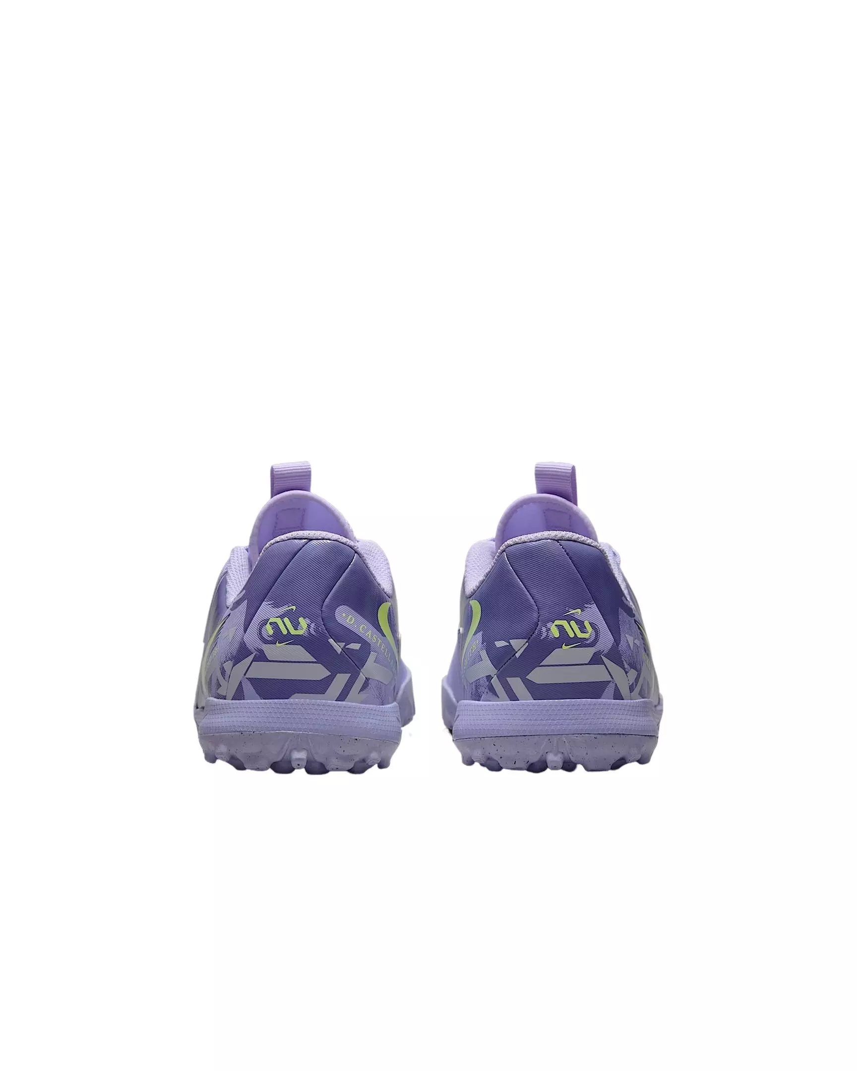 Nike Jr. Phantom GX 2 Academy Turf "Purple Agate/Barely Volt" Grade School Kids' Soccer Shoe - PURPLE/VOLT