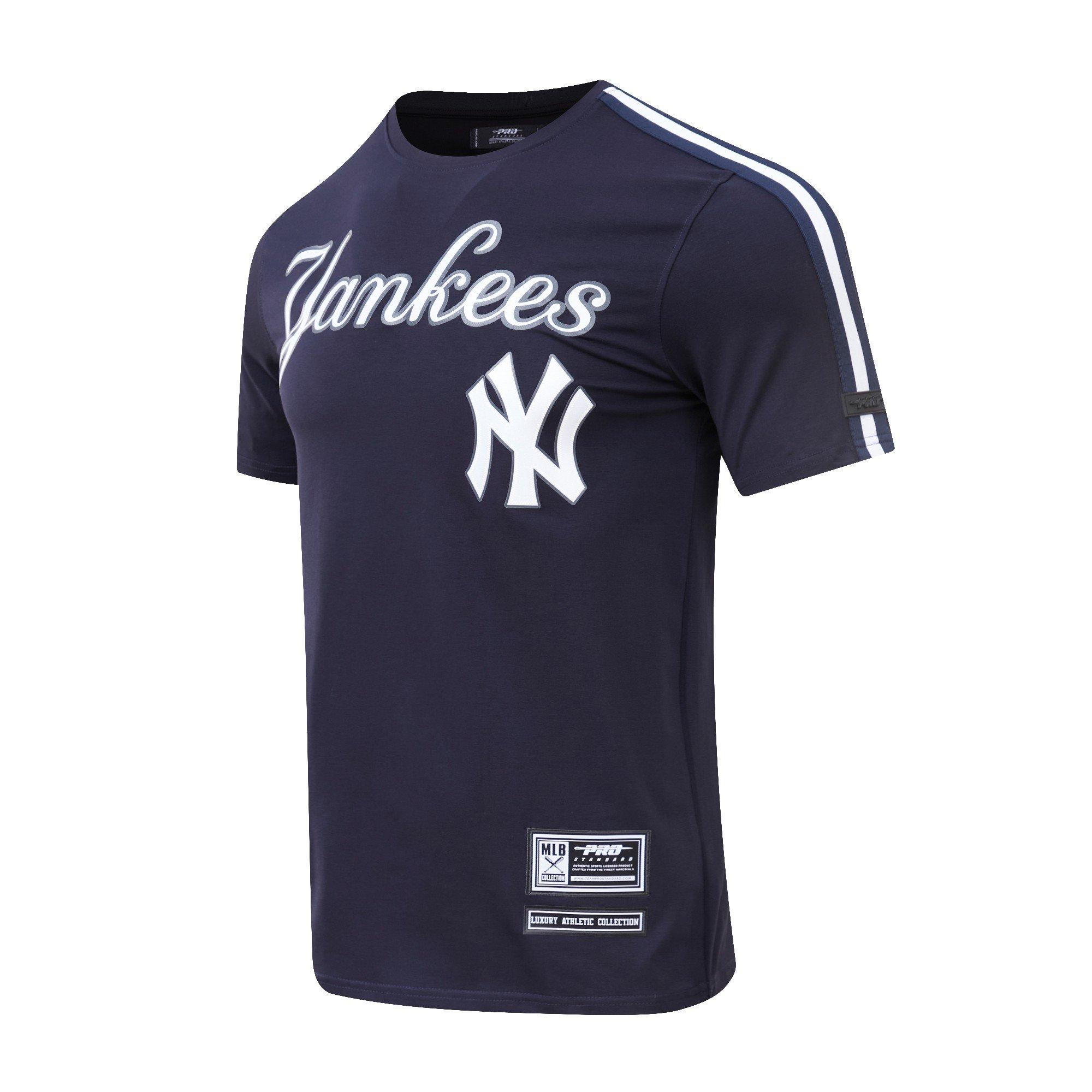 Pro Standard Men's MLB New York Yankees Logo Pro Team Taping Top - Navy - NAVY