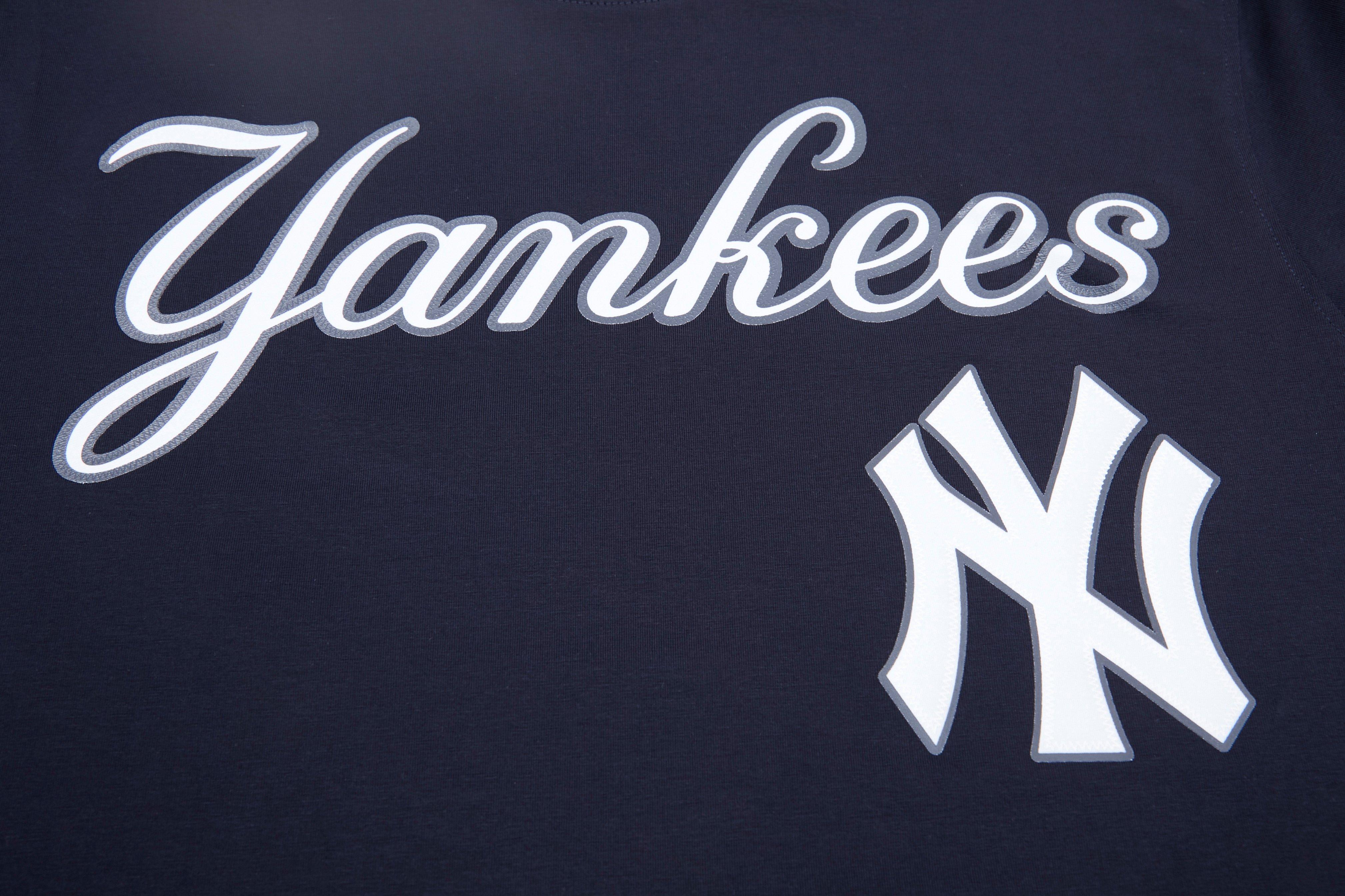 Pro Standard Men's MLB New York Yankees Logo Pro Team Taping Top - Navy - NAVY