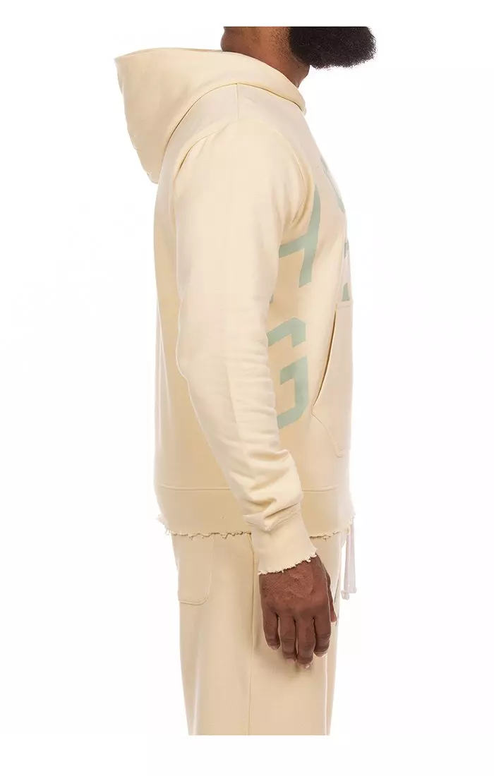 Hustle Gang Men's Standard Hoodie - LIGHT YELLOW
