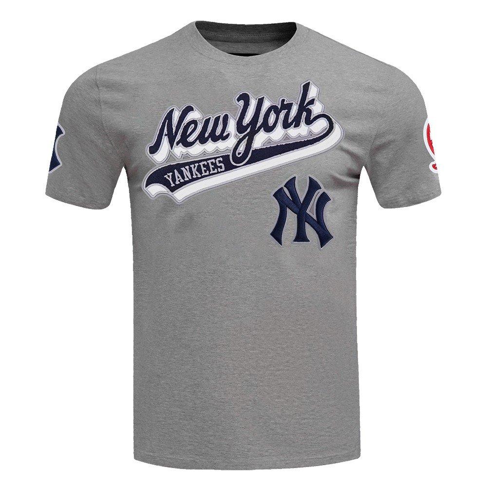 Pro Standard Men's MLB New York Yankees Script Tail Tops - Grey - GREY