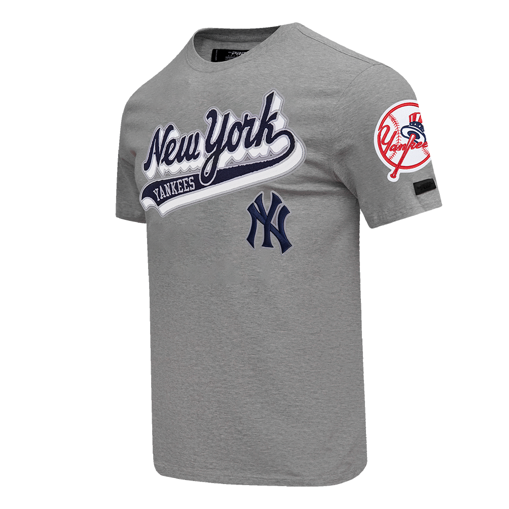 Pro Standard Men's MLB New York Yankees Script Tail Tops - Grey - GREY