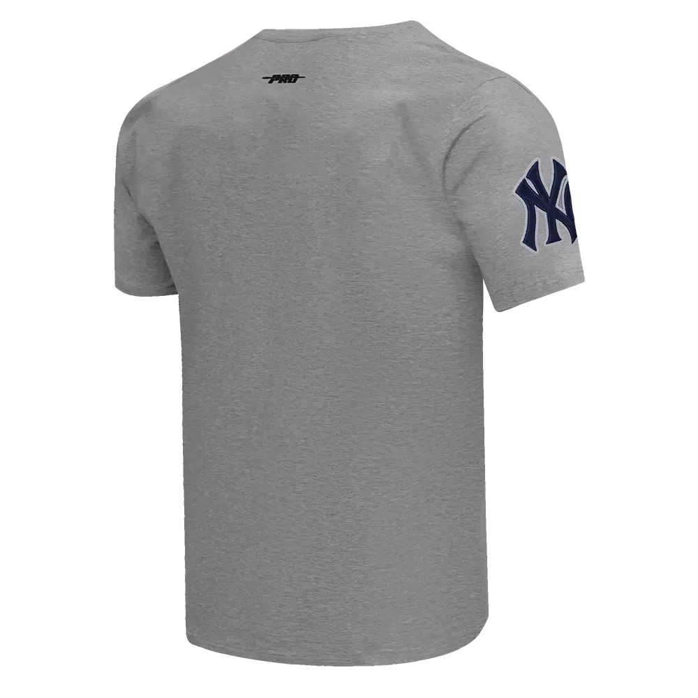 Pro Standard Men's MLB New York Yankees Script Tail Tops - Grey - GREY