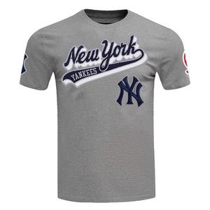 Pro Standard Men's MLB New York Yankees Script Tail Tops - Grey - GREY