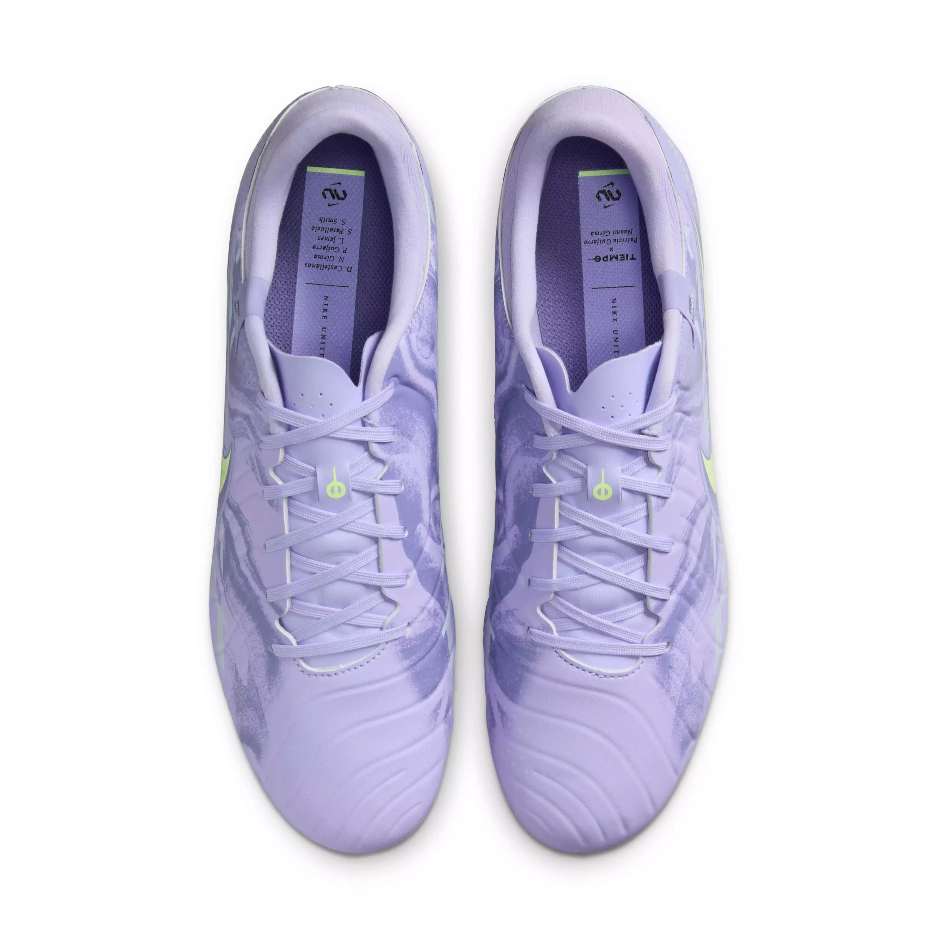 Nike Tiempo Legend 10 Academy MG "Purple Agate/Barely Volt" Men's Soccer Cleat - PURPLE/VOLT