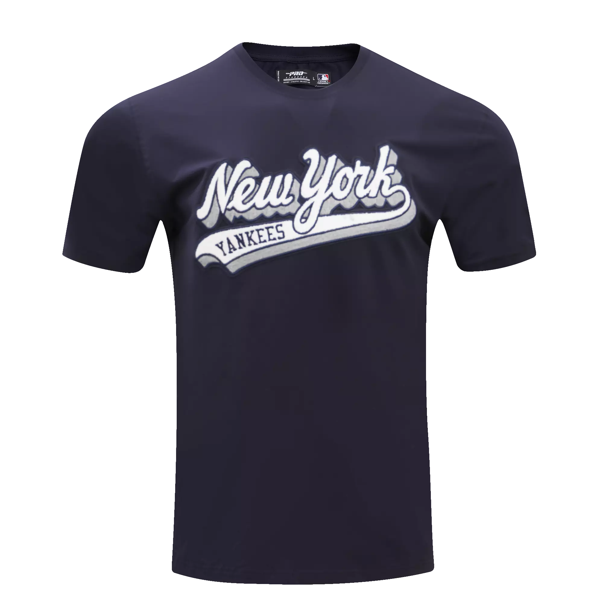 Pro Standard Men's MLB New York Yankees Script Tail Tops - Navy - NAVY