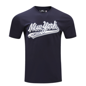 Pro Standard Men's MLB New York Yankees Script Tail Tops - Navy - NAVY
