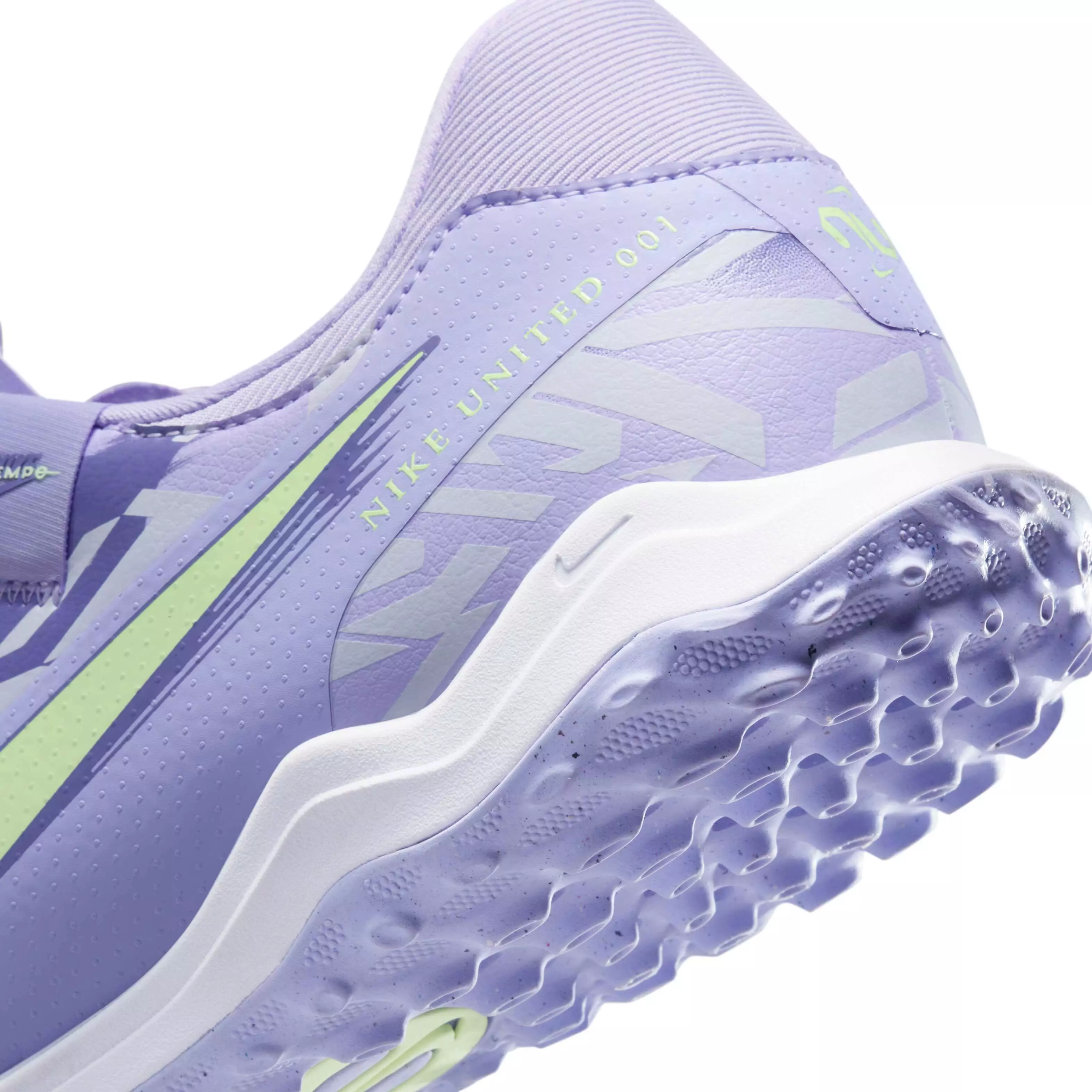 Nike Tiempo Legend 10 Academy Turf "Purple Agate/Barely Volt" Men's Soccer Shoe - PURPLE/VOLT
