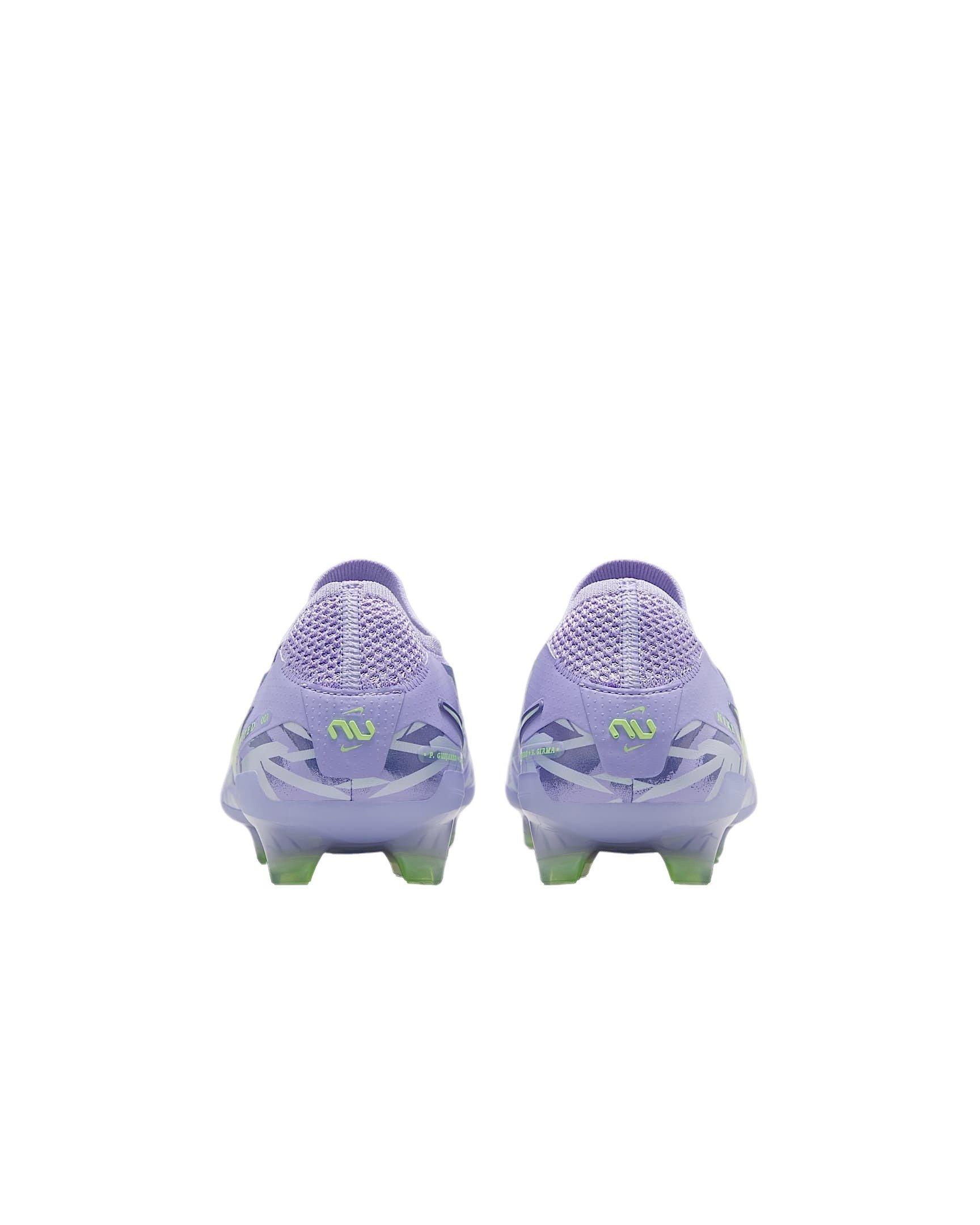 Nike Tiempo Legend 10 Elite FG "Purple Agate/Barely Volt" Men's Soccer Cleat - PURPLE/VOLT Thumbnail View 5