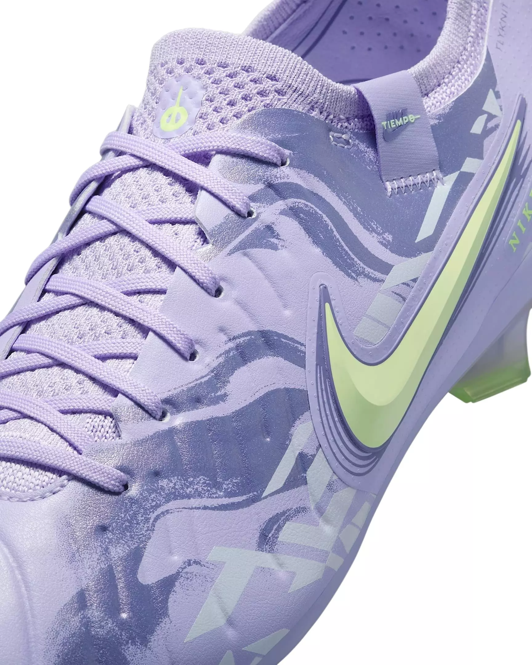 Nike Tiempo Legend 10 Elite FG "Purple Agate/Barely Volt" Men's Soccer Cleat - PURPLE/VOLT