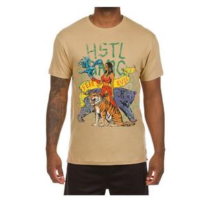 Hustle Gang Men's Anthology Tiger Short Sleeve Knit T-Shirt