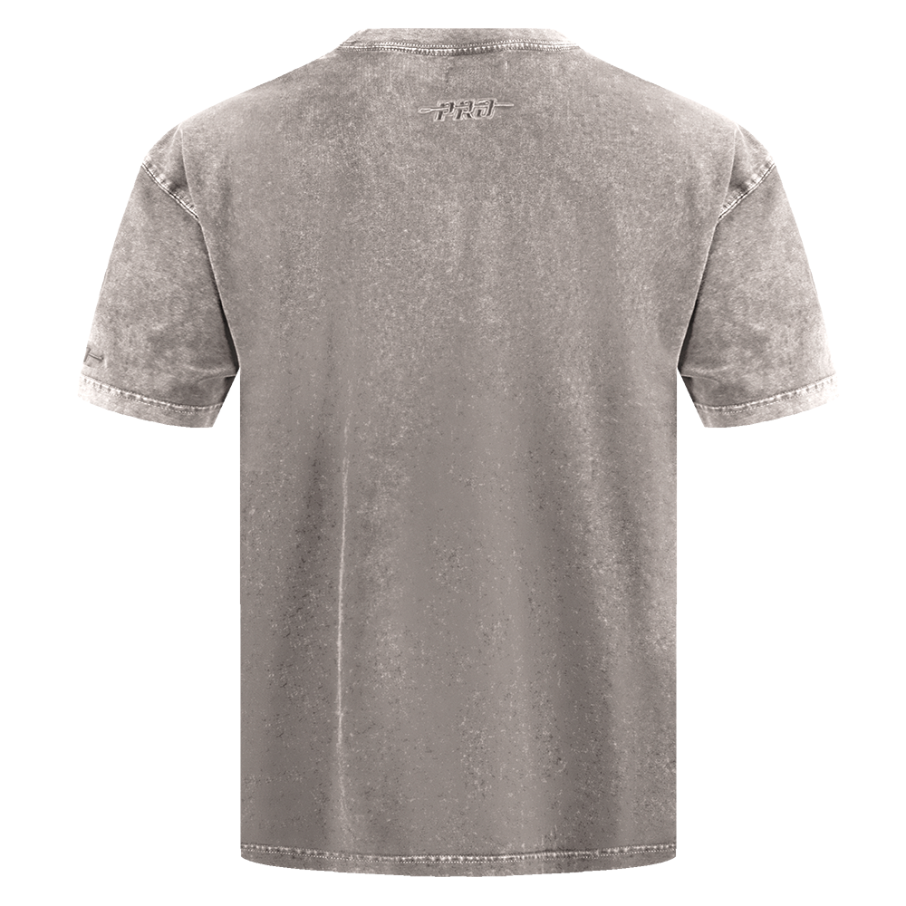 Pro Standard Men's MLB New York Yankees Washed Classic Enzyme CJ Drop Shoulder Tee - Slate Grey - SLATE GREY