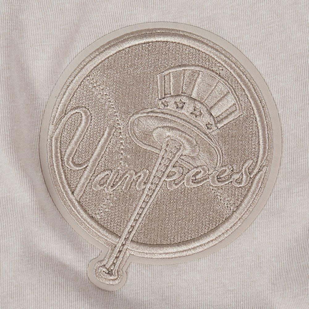Pro Standard Men's MLB New York Yankees Washed Classic Enzyme CJ Drop Shoulder Tee - Slate Grey - SLATE GREY