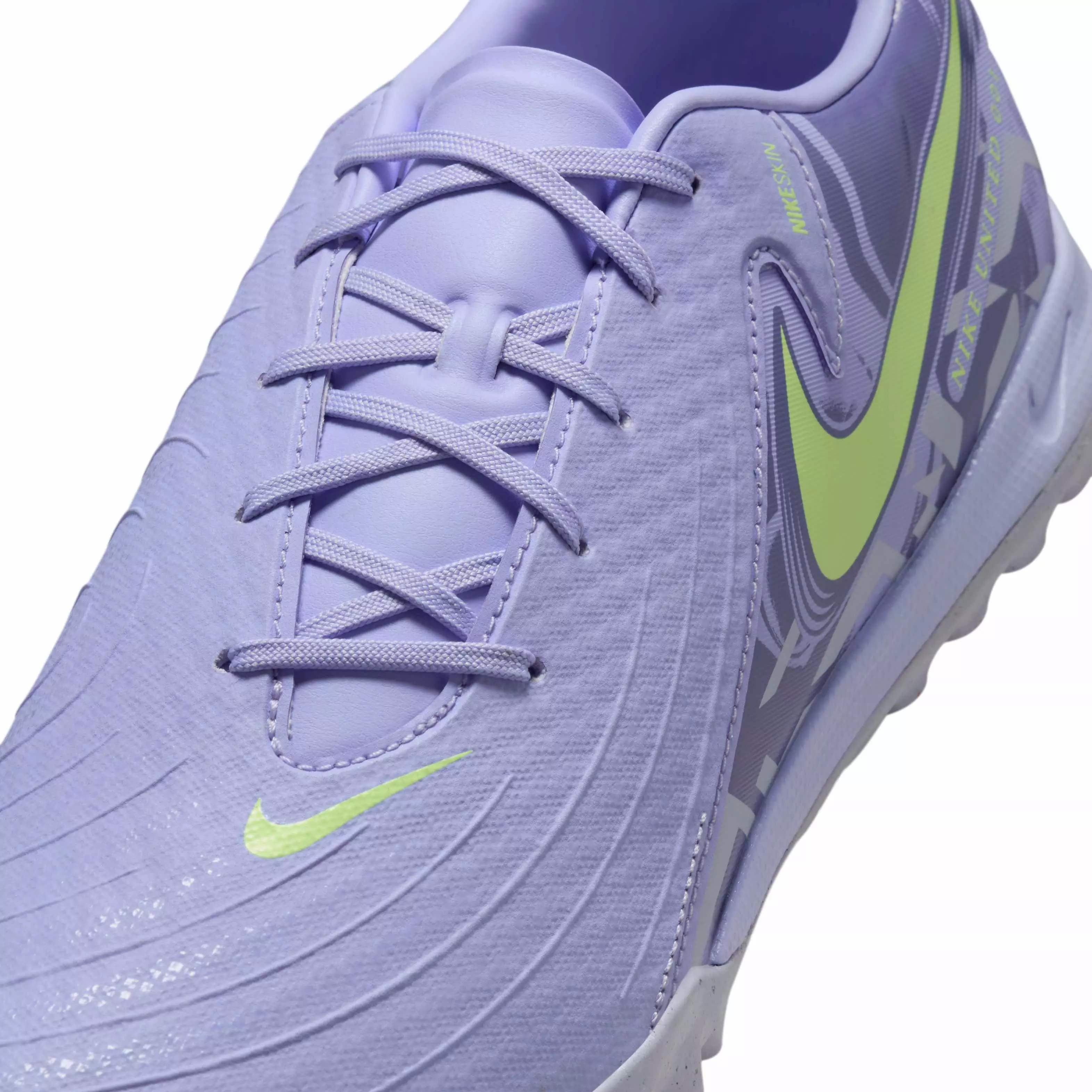Nike Phantom GX 2 Academy Turf "Purple Agate/Barely Volt" Men's Soccer Shoe - PURPLE/VOLT