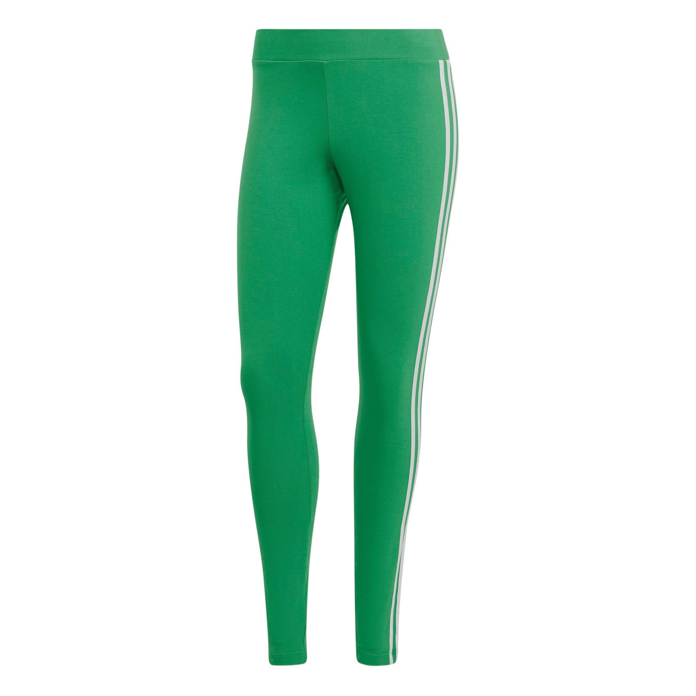 adidas Originals leggings Adicolor Classics 3-Stripes Leggings women's  green color buy on PRM