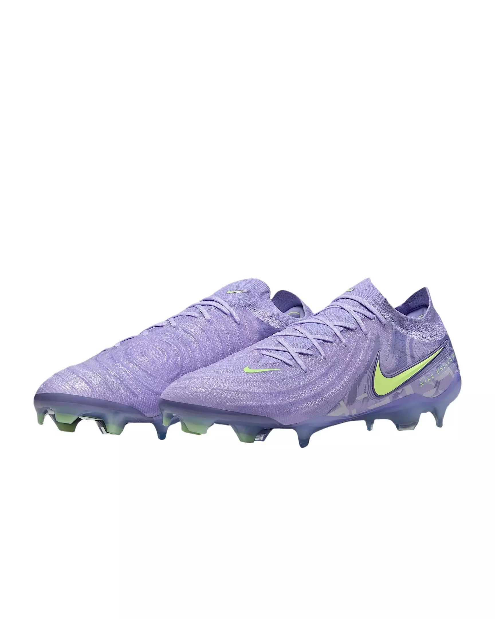 Nike Phantom GX 2 Elite FG "Purple Agate/Barely Volt" Men's Soccer Cleat - PURPLE/VOLT