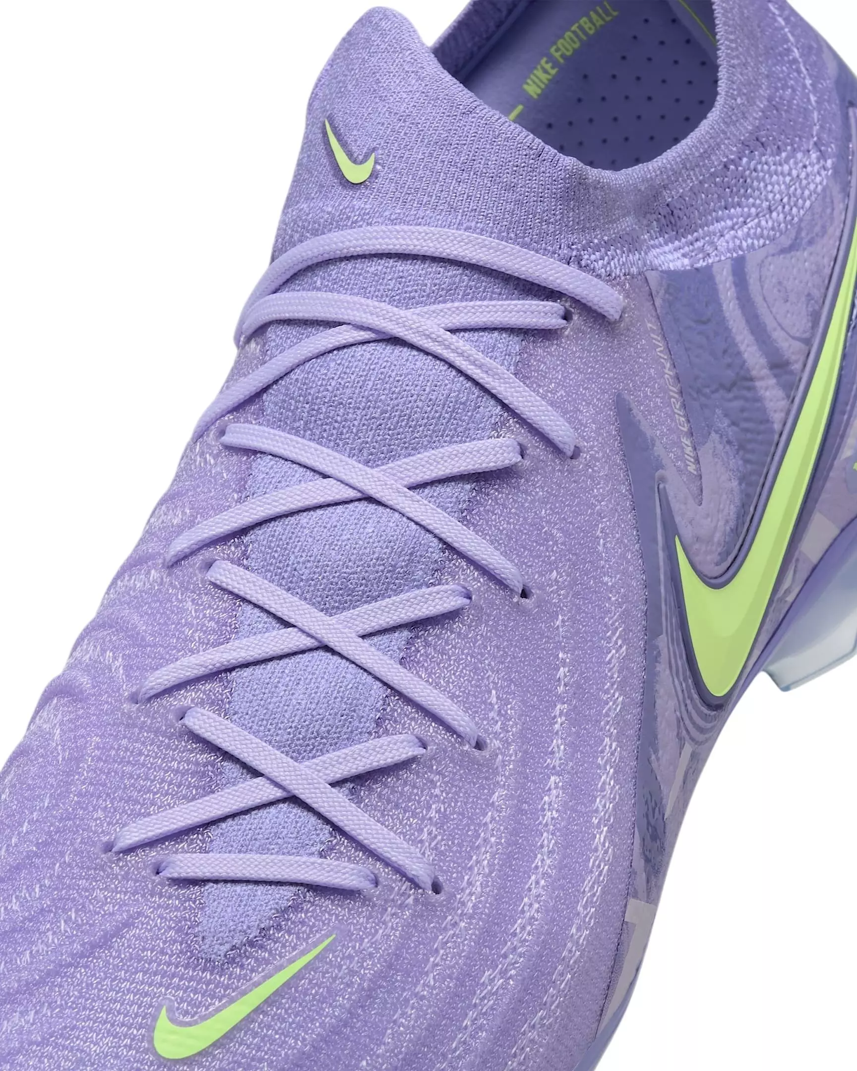 Nike Phantom GX 2 Elite FG "Purple Agate/Barely Volt" Men's Soccer Cleat - PURPLE/VOLT