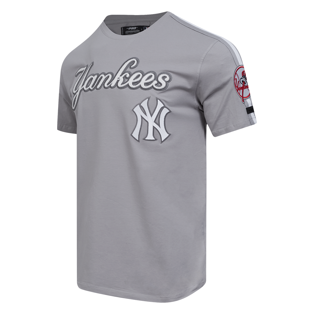 Pro Standard Men's MLB New York Yankees Aaron Judge #99 Classic Single Jersey Striped Top - Grey - GREY