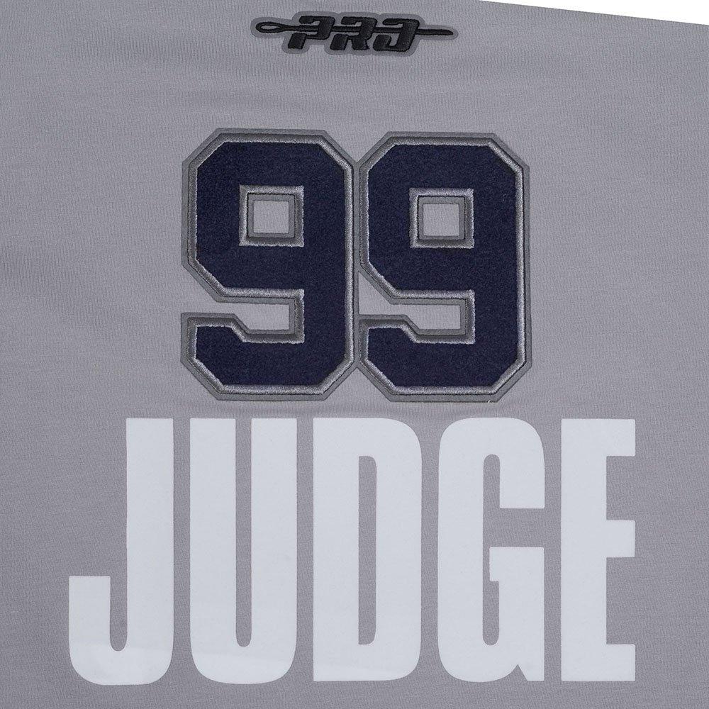 Pro Standard Men's MLB New York Yankees Aaron Judge #99 Classic Single Jersey Striped Top - Grey - GREY