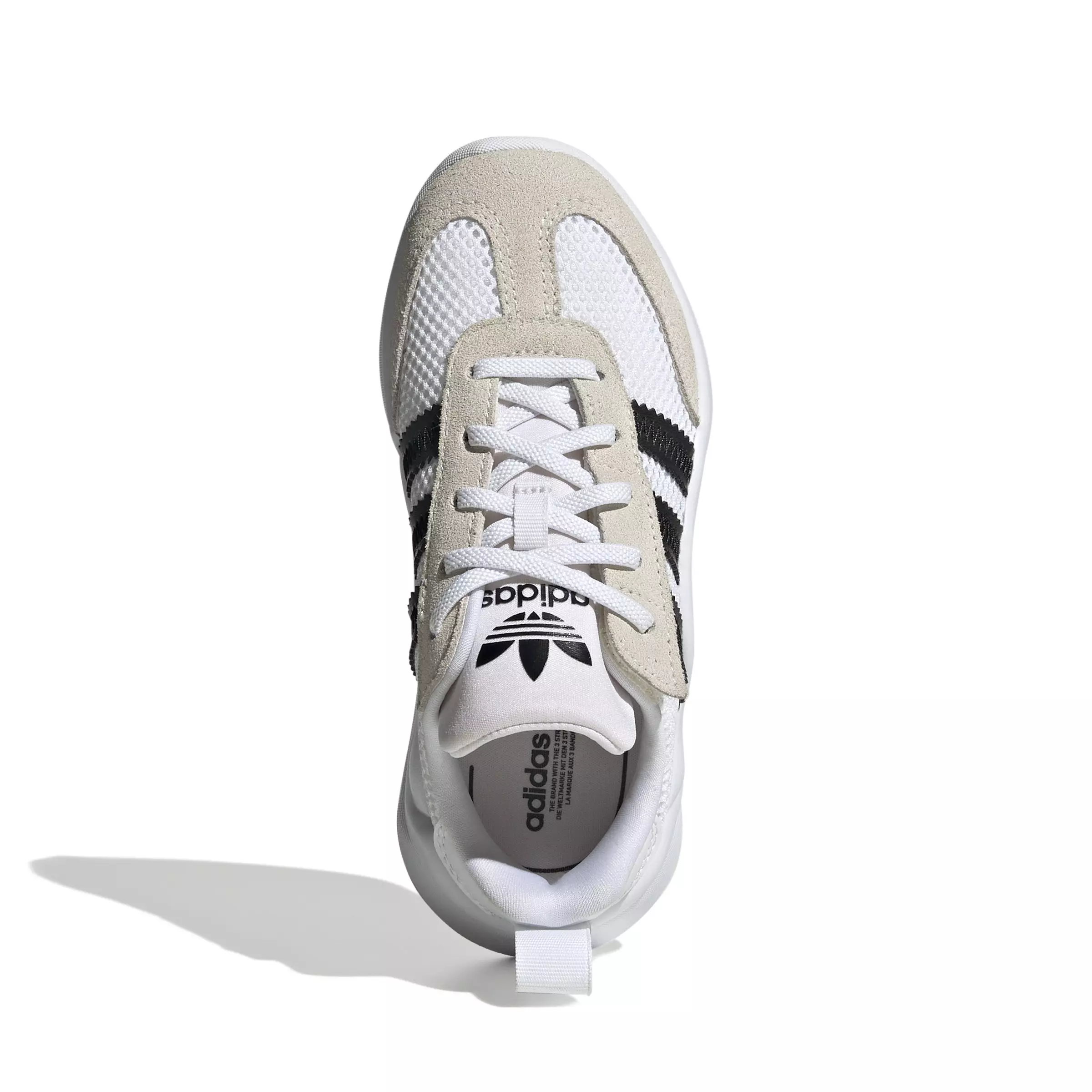 adidas Originals Adifom 70s Comfort Closure "Ftwr White/Core Black/Chalk White" Preschool Boys' Shoe - WHITE/BLACK/CHALK