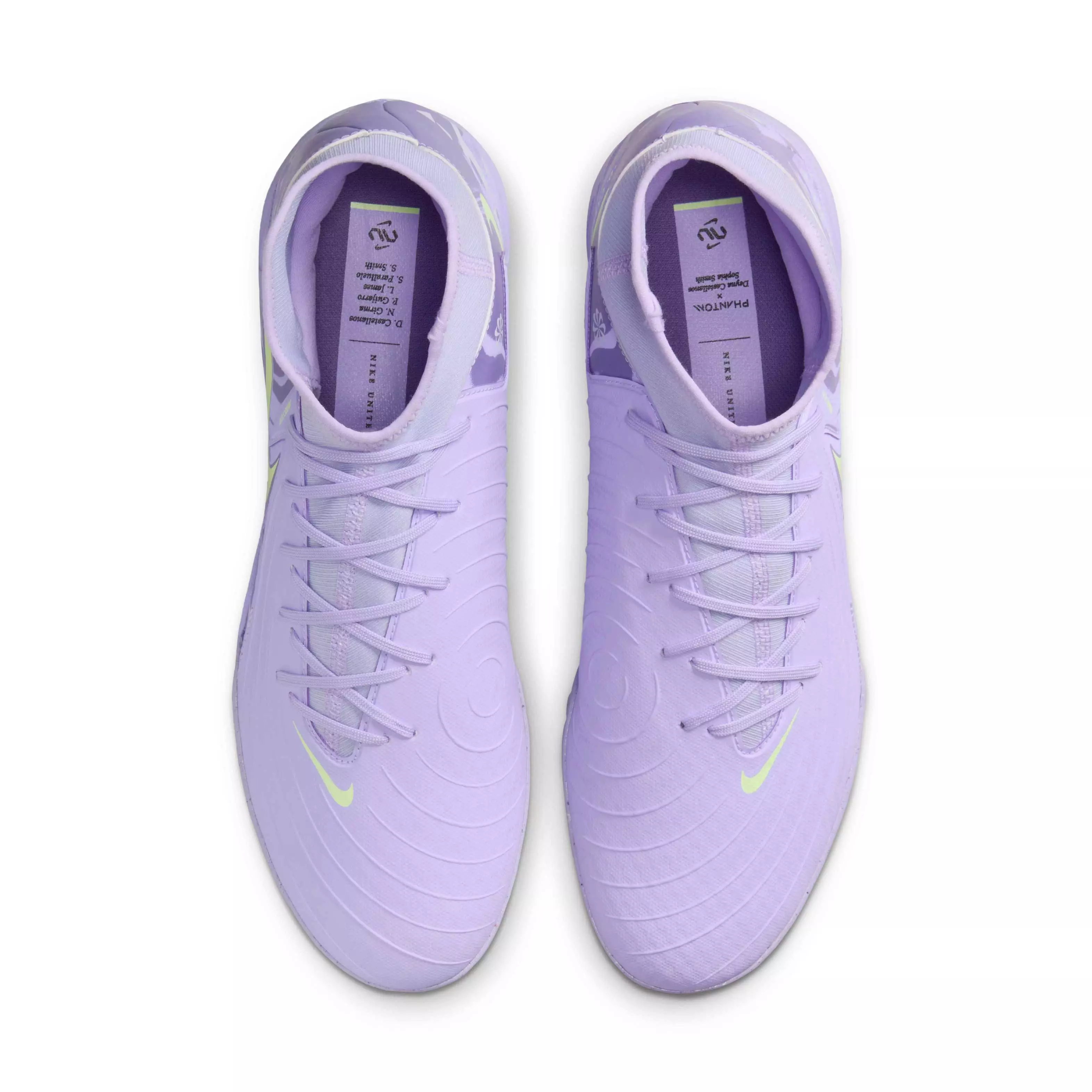 Nike Phantom Luna 2 Academy Turf "Purple Agate/Barely Volt" Men's Soccer Shoe - PURPLE/VOLT
