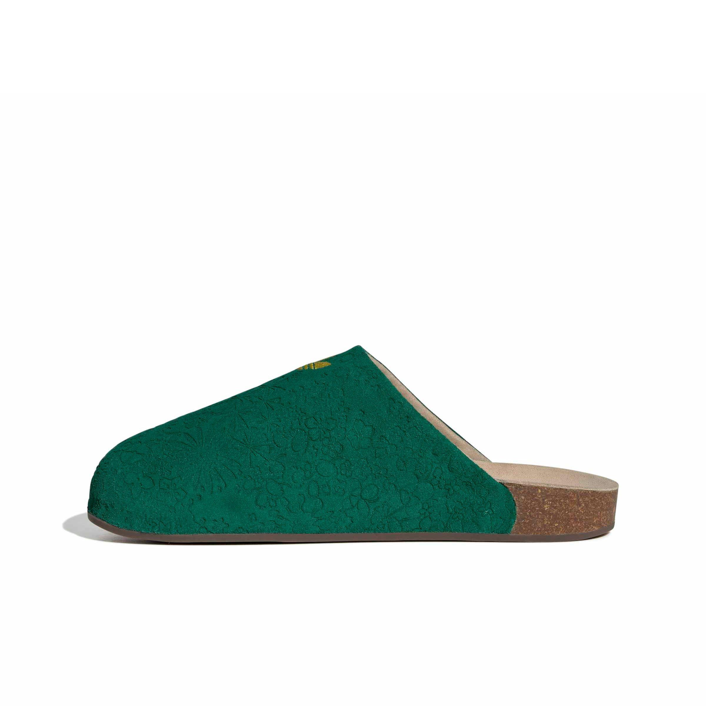 adidas Originals Adimule "Bold Green/Eqt Yellow/Gum 5" Women's Slide - GREEN/YELLOW/GUM Thumbnail View 2