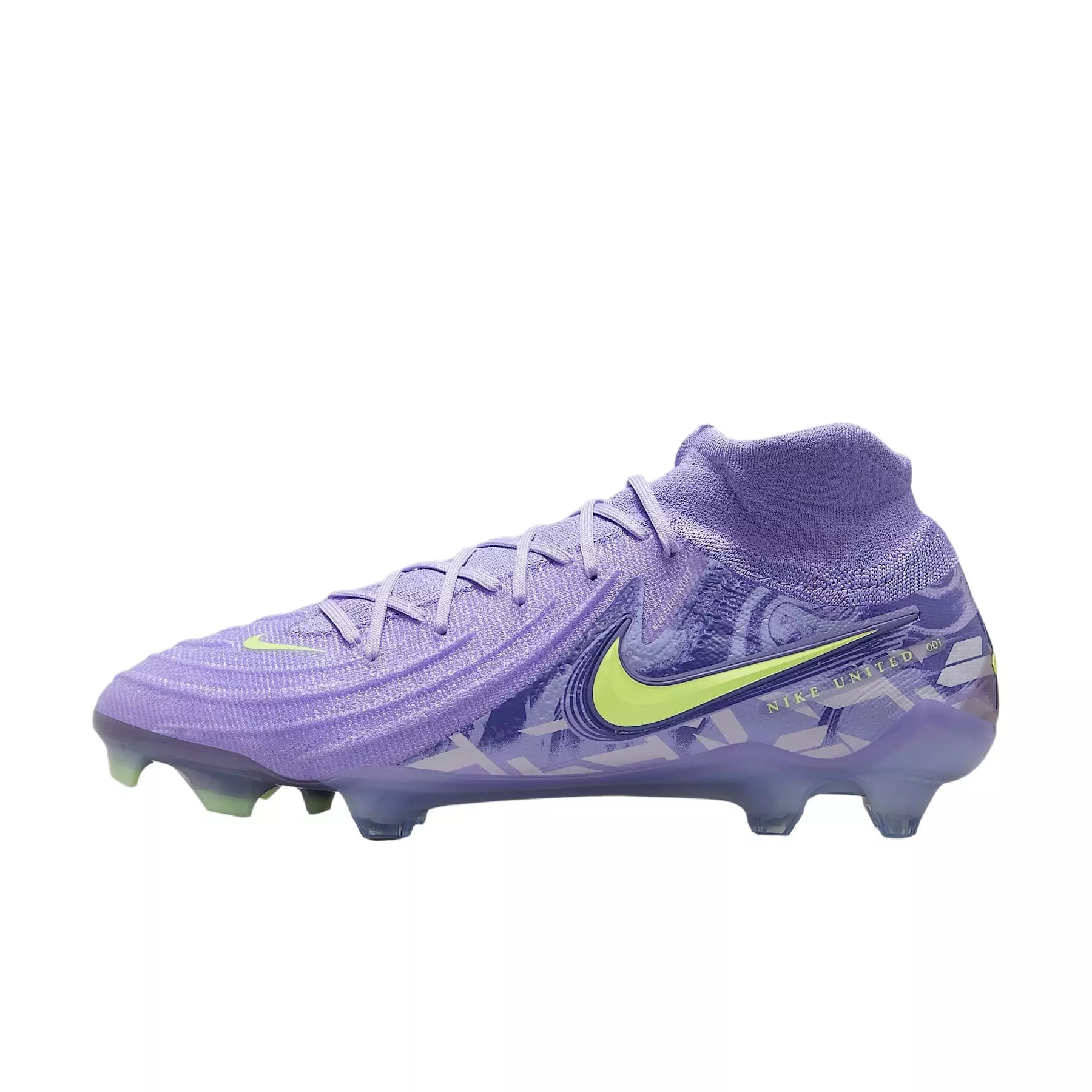Nike Phantom Luna 2 Elite FG "Purple Agate/Barely Volt" Men's Soccer Cleat - PURPLE/VOLT