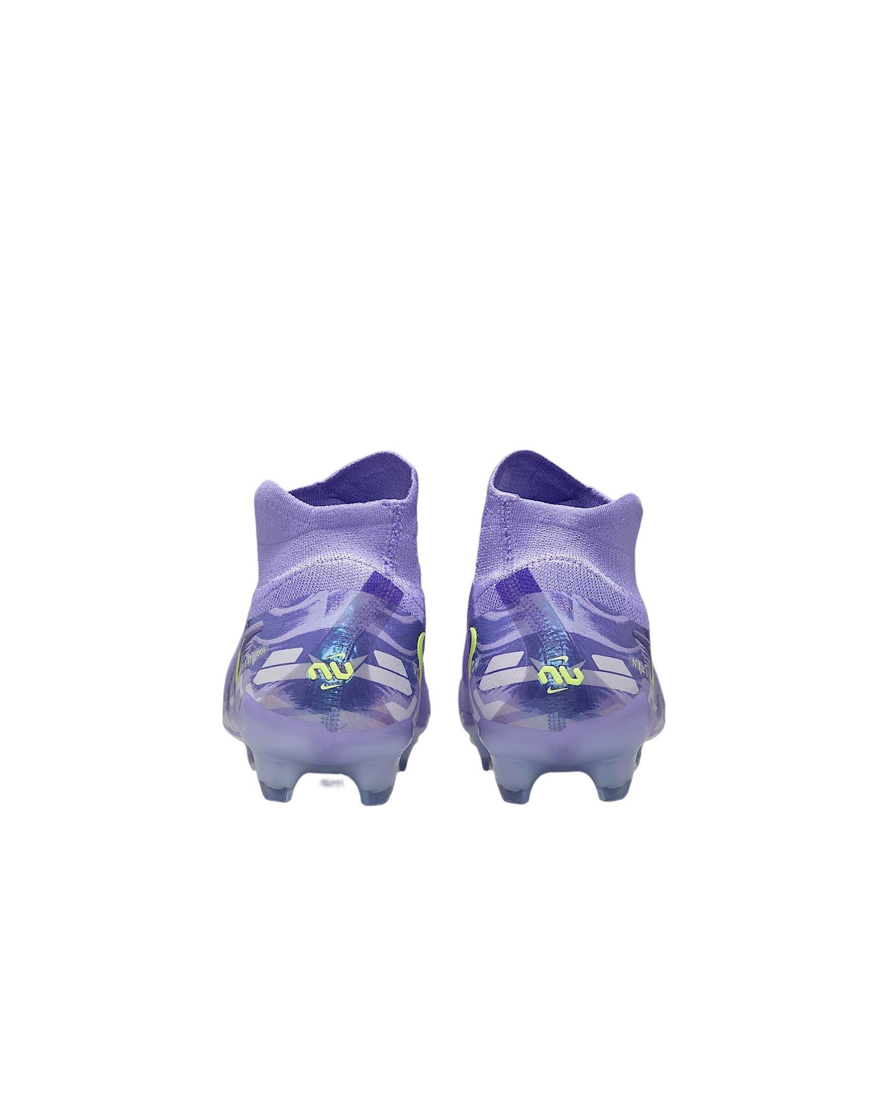 Nike Phantom Luna 2 Elite FG "Purple Agate/Barely Volt" Men's Soccer Cleat - PURPLE/VOLT Thumbnail View 5