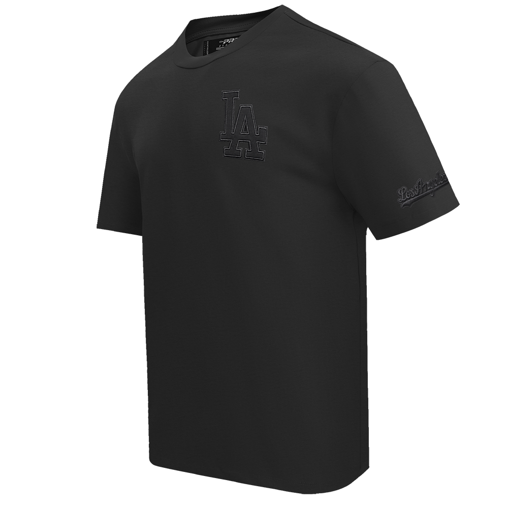 Pro Standard Men's MLB Los Angeles Dodgers Neutral Drop Shoulder Top - Black - BLACK